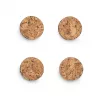 Aimants en liège Zeller marron Ø 2,8 x 0,3 cm, 4 pièces (11218)