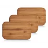 Ensemble de planches à découper Zeller en bambou, marron, 3 pièces (25260)