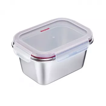 Boîte de conservation en acier inoxydable Westmark 1,0 L, argent 23672270