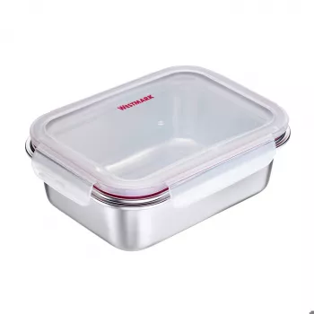 Boîte de conservation en acier inoxydable Westmark Rondo, 1,3 L, argent 23682270