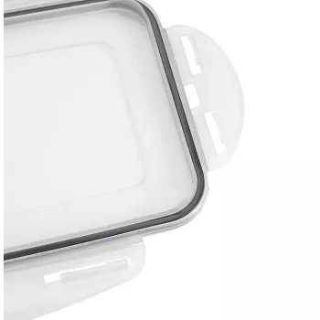 Bac à glaçons APS avec couvercle, transparent/gris, lot de 2, polypropylène, lavable au lave-vaisselle 36103