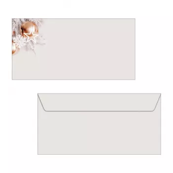 Enveloppes de Noël SIGEL DU429 rose gold DIN long, pack de 50
