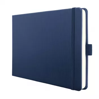 Carnet SIGEL Conceptum A5 format paysage pointillé bleu foncé couverture rigide 132 pages CO207