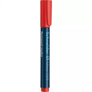 Marqueur permanent Schneider Maxx 133 pointe biseau rouge 113302