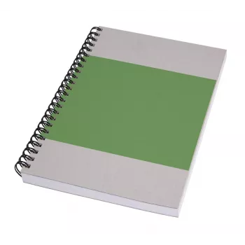 Carnet SIGEL Quicknote Impulse Green A5 vierge, couverture souple vert/gris, 160 pages SN800