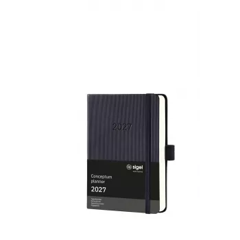 Agenda de poche SIGEL Conceptum 2027 noir C2711