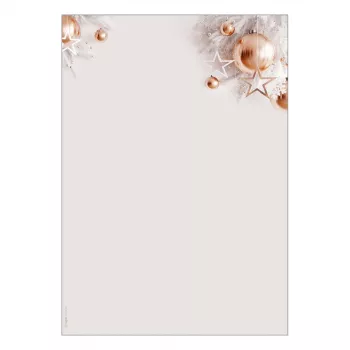 Papier à lettres de Noël SIGEL DP429 A4 90 g/m² 100 feuilles motif rose doré