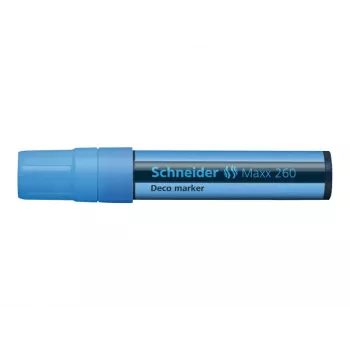 Marqueur craie liquide Schneider Maxx 260 bleu - lot de 5 126010