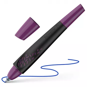 Roller Schneider Breeze noir-mûre encre bleue 0,6 mm 188808