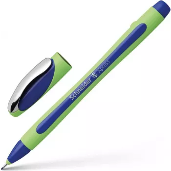 Fineliner Schneider Xpress bleu – encre à base d'eau, pointe fibre 0,8 mm 19003