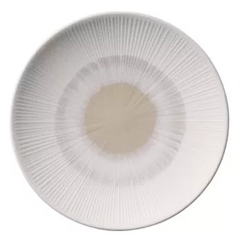 Assiette plate APS BLUSH 210 mm beige mélamine empilable lavable au lave-vaisselle résistante à la chaleur 1 pièce 85503