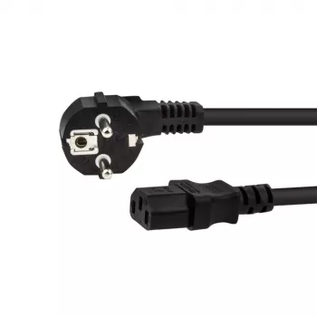Câble d'alimentation pour appareil froid E+P SW 14 2,0 m noir Schuko vers IEC C13