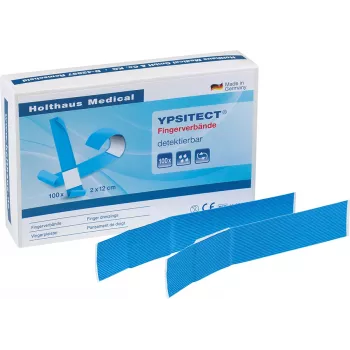 Pansement pour doigts Holthaus Medical YPSITECT 40602 bleu 2,0 x 12,0 cm 100 pièces