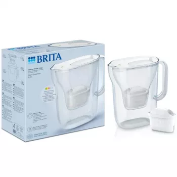 Carafe filtrante Brita Style, 2,4 L, blanche, filtre MAXTRA+ inclus