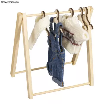 Rayher mini étendoir à linge de gnome, naturel, 1 ensemble 46814505
