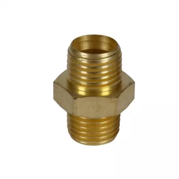 Double mamelon R1/4 filetage mâle accessoire de compresseur Einhell 4139620