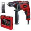 Perceuse à percussion TC-ID 720/1 E Kit 720 W avec ensemble de 5 forets et coffret de transport Einhell 4259846