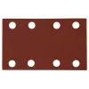 Einhell 4460734 papier abrasif pour ponceuse orbitale 132 x 80 mm grain P80 set de 10 pièces