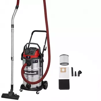 Einhell TE-VC 4090 SACL aspirateur eau et poussière 40 L acier inoxydable classe de poussière L 2347445