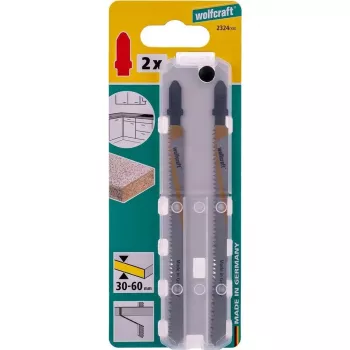 Wolfcraft 2324000 lame de scie sauteuse HCS 130 mm queue en T 1 pièce
