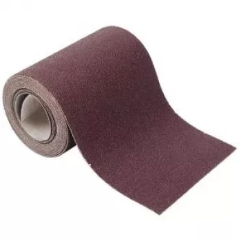 Rouleau de papier abrasif velcro Wolfcraft 1741000, grain P120, 4 m x 115 mm, oxyde d'aluminium, pour bois, vernis, peinture, enduit, plastiques, métaux légers