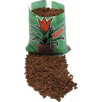 EUROPALMS billes d'argile expansée, marron, 10 L, 8-16 mm – hydroponie et drainage 83011005