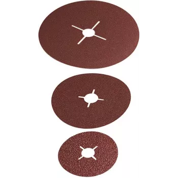 Wolfcraft 2476000 Papier abrasif pour plateau de ponçage, non perforé, grain 24/40/60/100, 115 mm, 1 set