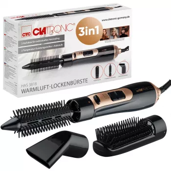 Brosse à air chaud Clatronic HAS 3818 noir cuivre 1000 W 264021