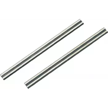 2 fers de rabot réversibles Wolfcraft 82 mm HSS, lot de 2 (4113000)