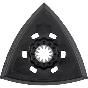 Wolfcraft 4247000 plateau de ponçage pour ponceuse delta, 93 mm, fixation velcro, 1 pièce