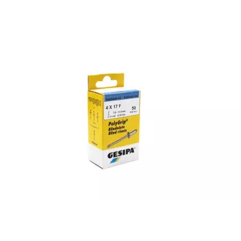 Rivet aveugle GESIPA PolyGrip® en acier inoxydable 4,0 x 17,0 mm, 50 pièces 1464826
