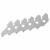 Lames de rechange Wolfcraft 5893000 pour ébavureurs de trous, 6 pièces