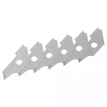Lames de rechange Wolfcraft 5893000 pour ébavureurs de trous, 6 pièces