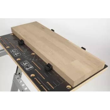 Ensemble de mâchoires de serrage wolfcraft 6172000 pour établis Master