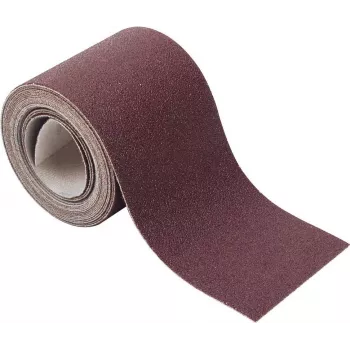 Rouleau de papier abrasif Wolfcraft 5812000 avec support auto-agrippant, grain 120, 4 m x 93 mm
