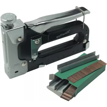 Agrafeuse manuelle Wolfcraft tacocraft 7 pour agrafes type 53, 4-14 mm 7089000