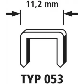 Agraffes à dos large Wolfcraft 2000 2000 pièces 7026000 dimensions (L x H) 11,2 mm x 6 mm