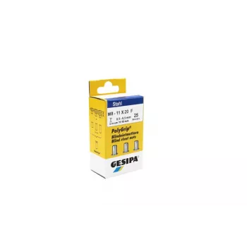 Écrou à riveter aveugle PolyGrip® GESIPA M8 tige en acier 11x20 mm 25 pièces 1464915