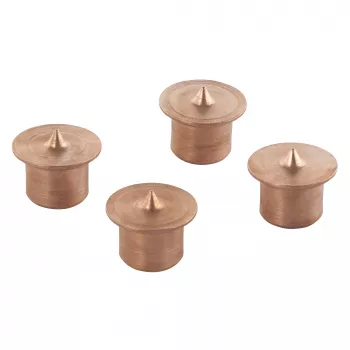 Wolfcraft marqueurs de chevilles 10 mm, ensemble de 4 pièces, acier zingué 2913000