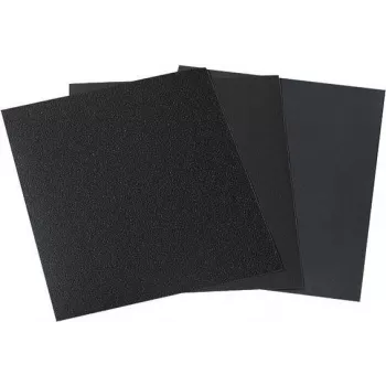 Assortiment de feuilles de papier abrasif Wolfcraft 3119000 P280 P400 P600 P1000, 280 x 230 mm, 4 pièces