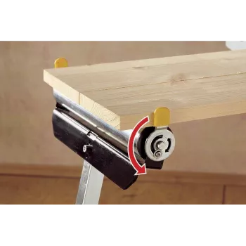 Support à rouleaux pliable réglable en hauteur Wolfcraft 6119973 60 kg