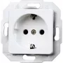 Prise encastrable Schuko HEINRICH KOPP, 1 module, blanche 113613087