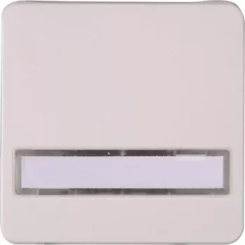 Capot à bascule Kopp HK02 avec lentille, symbole clé, blanc arctique 330513005