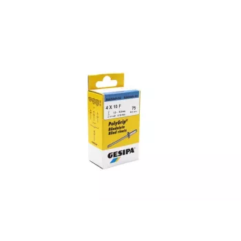 Rivet aveugle GESIPA PolyGrip® acier inoxydable A2 4,0 x 10,0 mm, 75 pièces 1464827