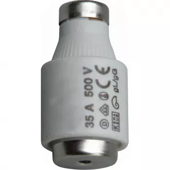 Cartouche fusible Kopp EL SE33 35A 325600013, embase E33 / D III, 35 A