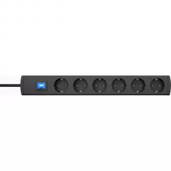 HEINRICH KOPP 232805008 multiprise intérieure 6 prises, 1,4 m, anthracite