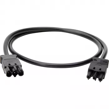 Heinrich Kopp câble de liaison compatible avec le système de connecteurs GST, aux deux extrémités, 1 m, noir (226501040)