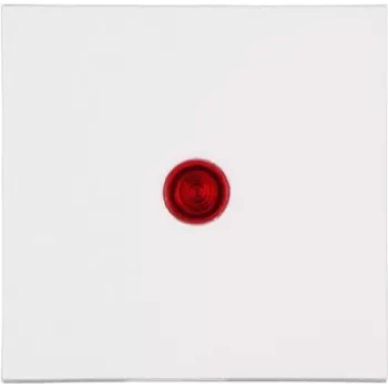 Cache-bascule plate éclairée Kopp HK 07, blanc pur/rouge (490072006)
