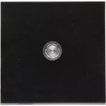 Bascule plate KOPP HK07 avec lentille claire, noir mat 490062009