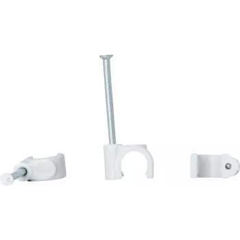 HEINRICH KOPP clip de câble avec clou, faisceau Ø 4-7 mm, gris, 50 pièces 342604087